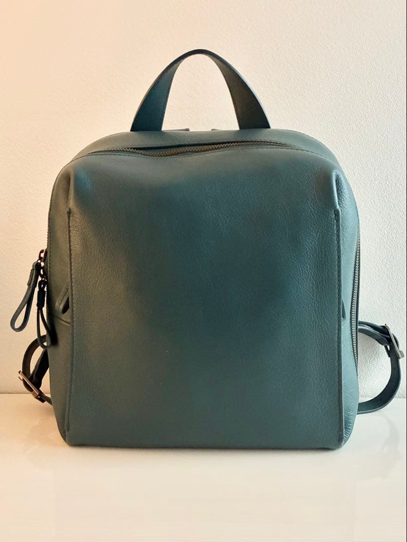 マザーハウスMOTHERHOUSE カゼマトウ リュックM グリーニッシュブルー