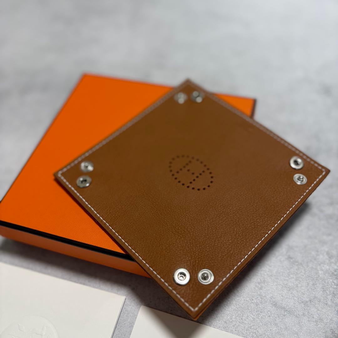 【箱・タグ付き】HERMES ヴィドポッシュミニ トレー バイカラー