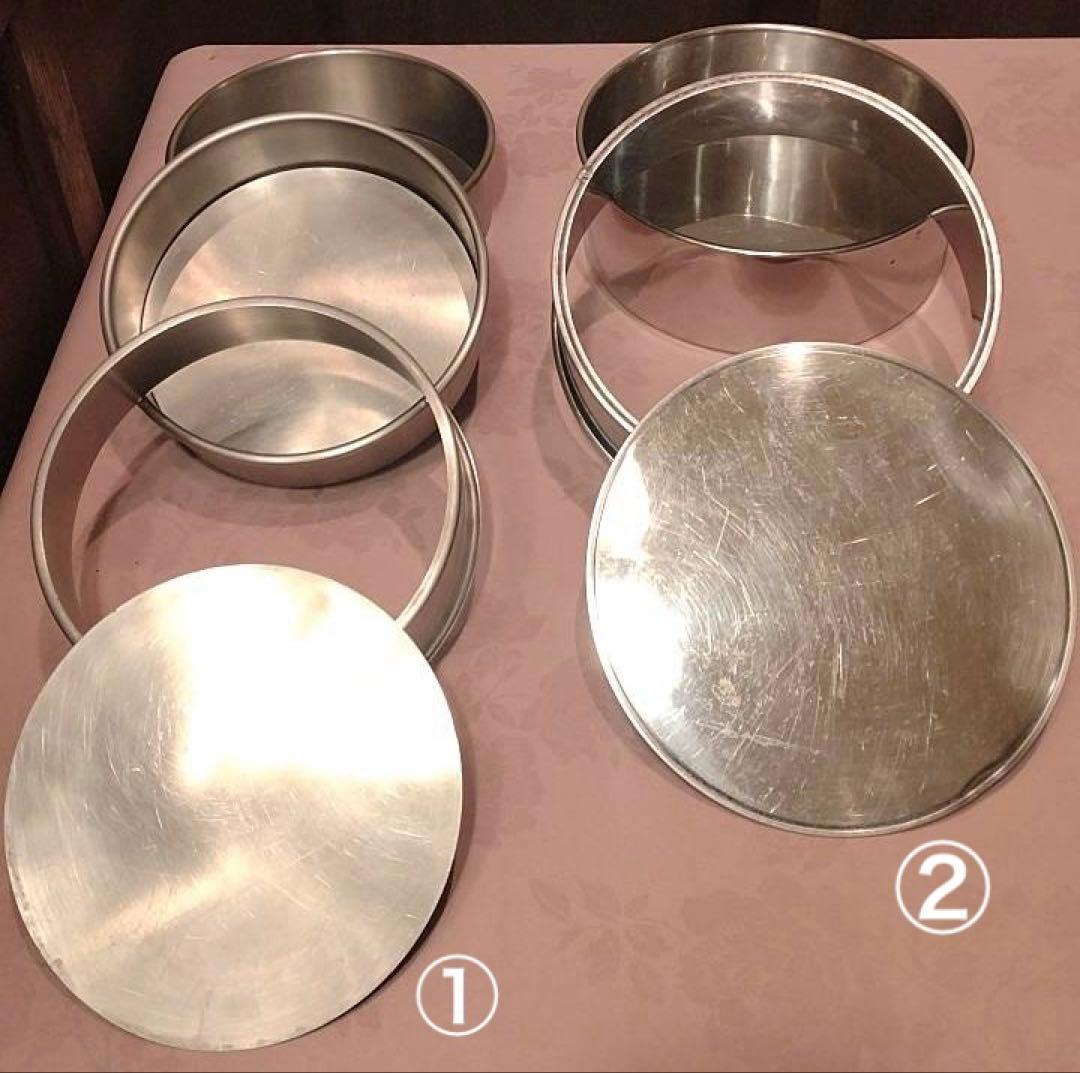 SUNCRAFT ステンレス製のケーキ型セット