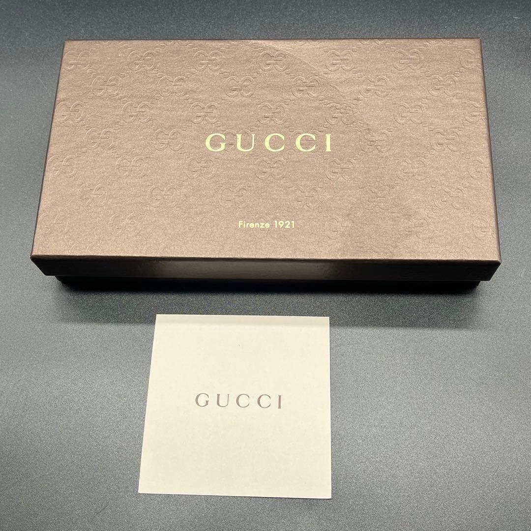 箱付き✨グッチ 長財布 ラウンドファスナー インプリメ メタリックGG柄 黒