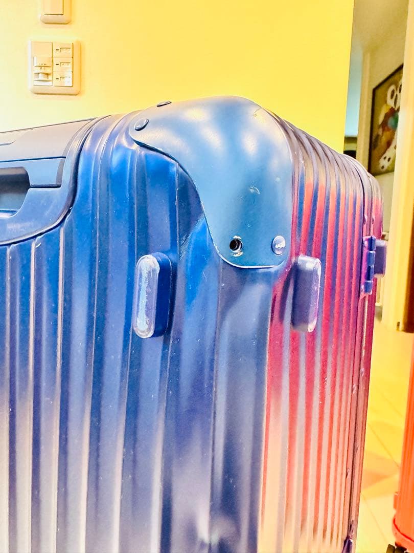 【保証付】RIMOWA トランクプラス 105L マリンブルー 限定色