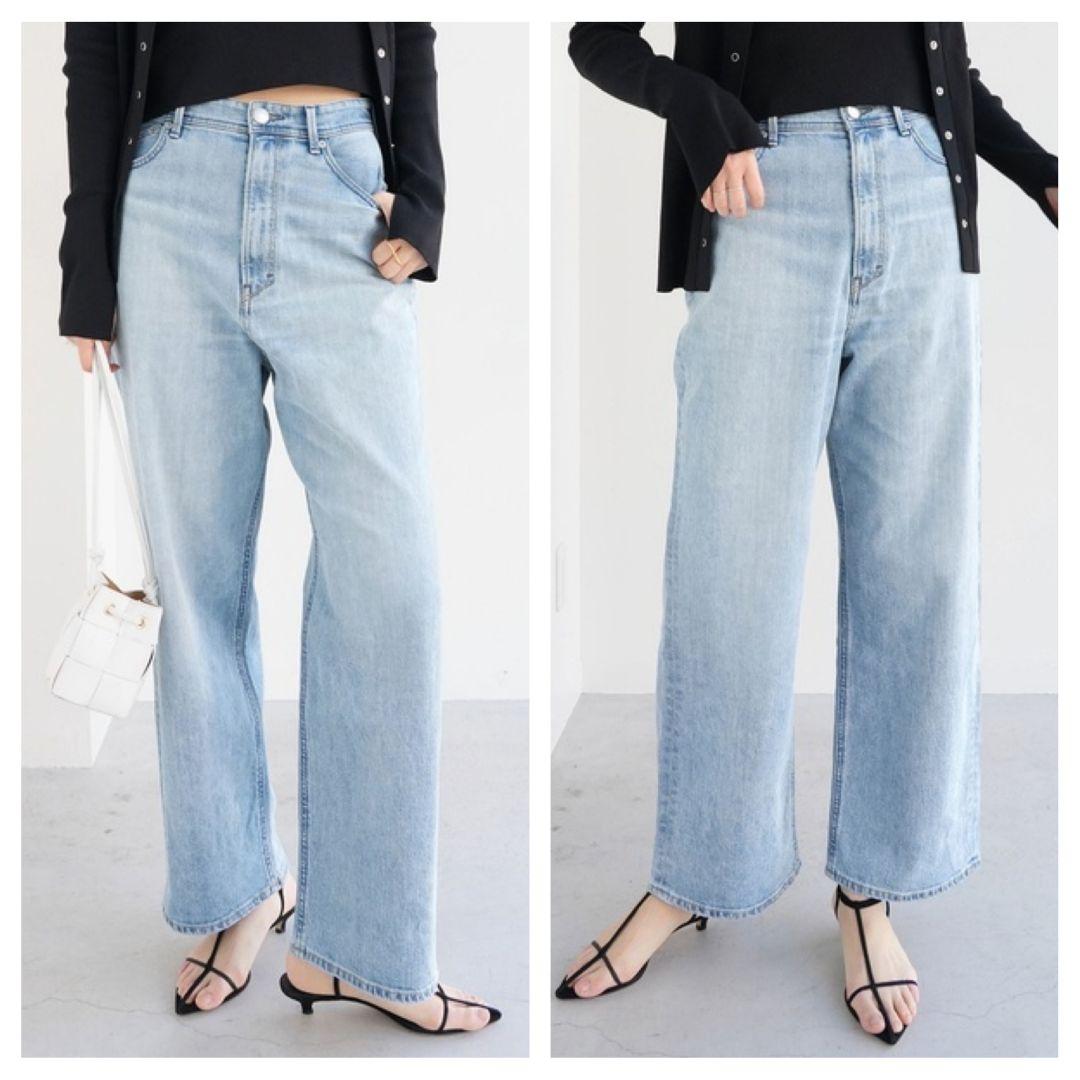【極美品】YANUK♡JOAN IENA別注 ルーズストレートデニム ヤヌーク