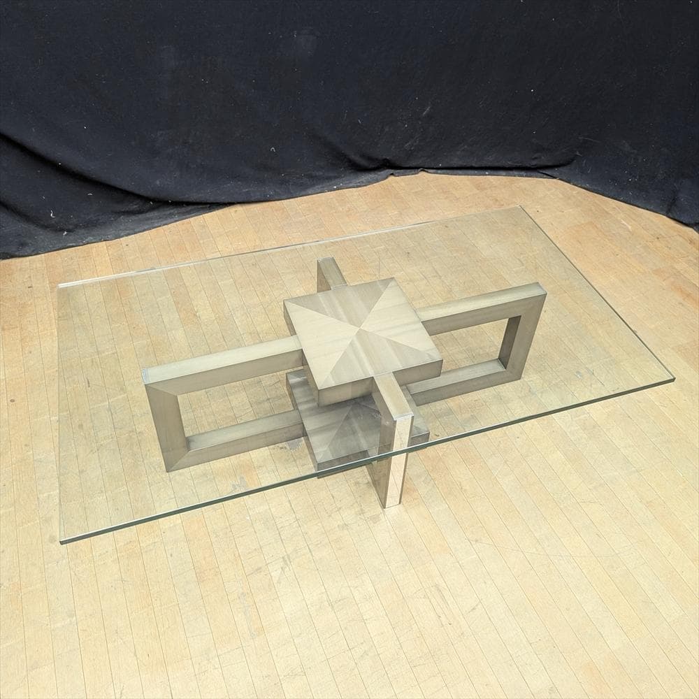 美品　IDC　大塚　デコレ　リビングテーブル　センターテーブル　コーヒーテーブル