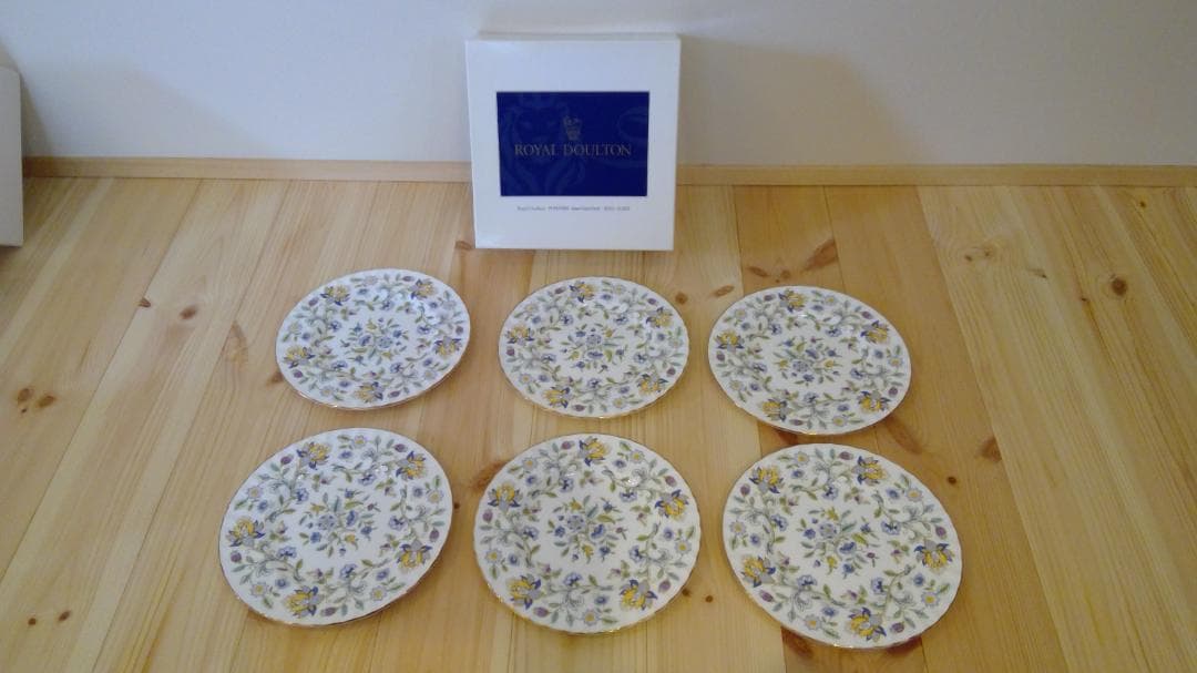  　ミントン　ティーカップ＆ティーポット＆プレートセット