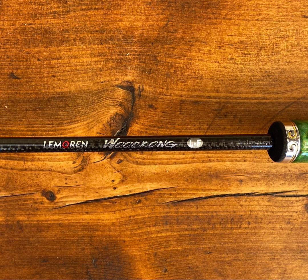 スピニングロッド　S662L バスロッド　バス釣り　トラウト　ウッドグリップ