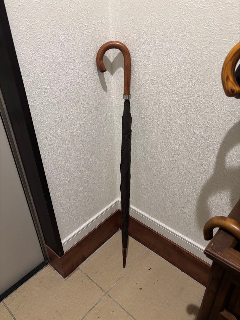 Fox umbrellas フォックスアンブレラ　長傘　ダークブラウン