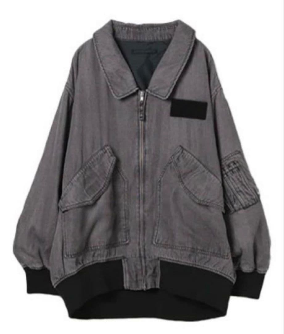 【新品、未使用、タグ付き】JEANASIS リバーシブルフライトジャケット