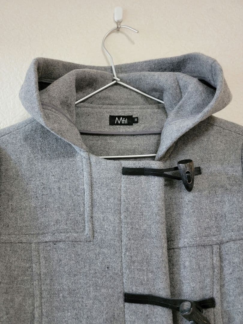 【M.Fil】美品♡ダッフルコート ロングコート　サイズ38 グレー