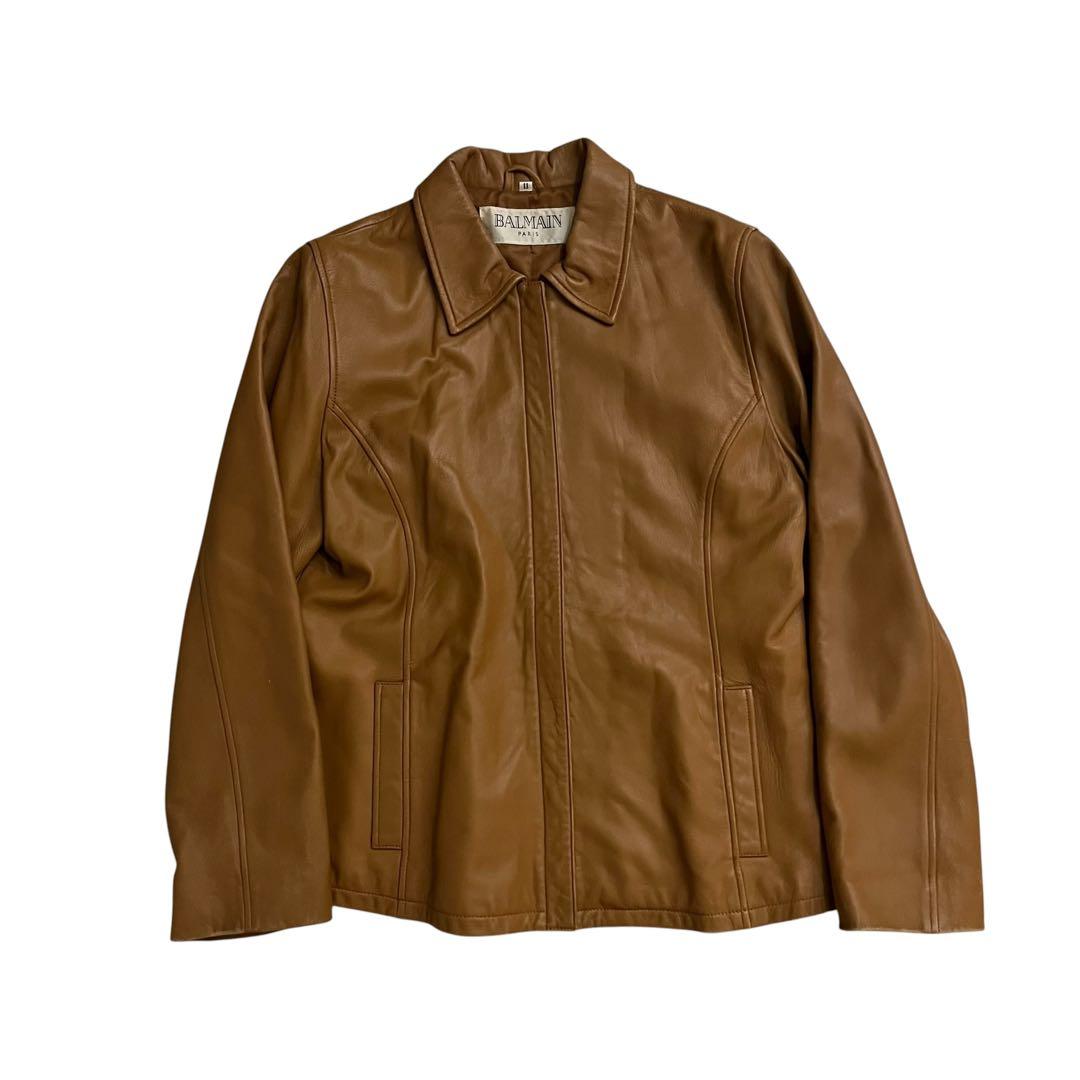 BALMAIN バルマン ラムレザー ジャケット 11