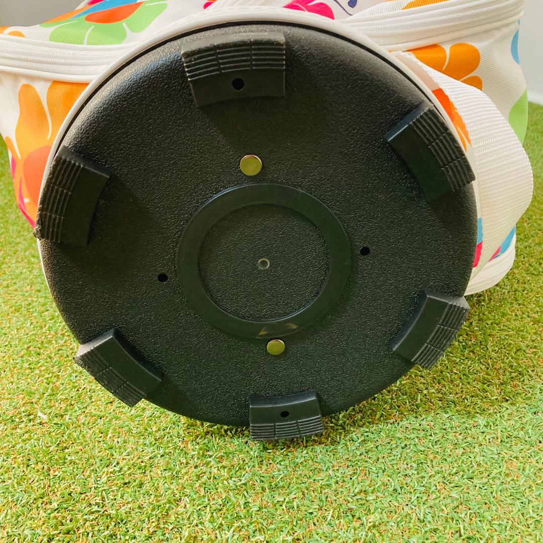 美品 花柄 LOUDMOUTH ラウドマウス キャディバッグ レディース 9型