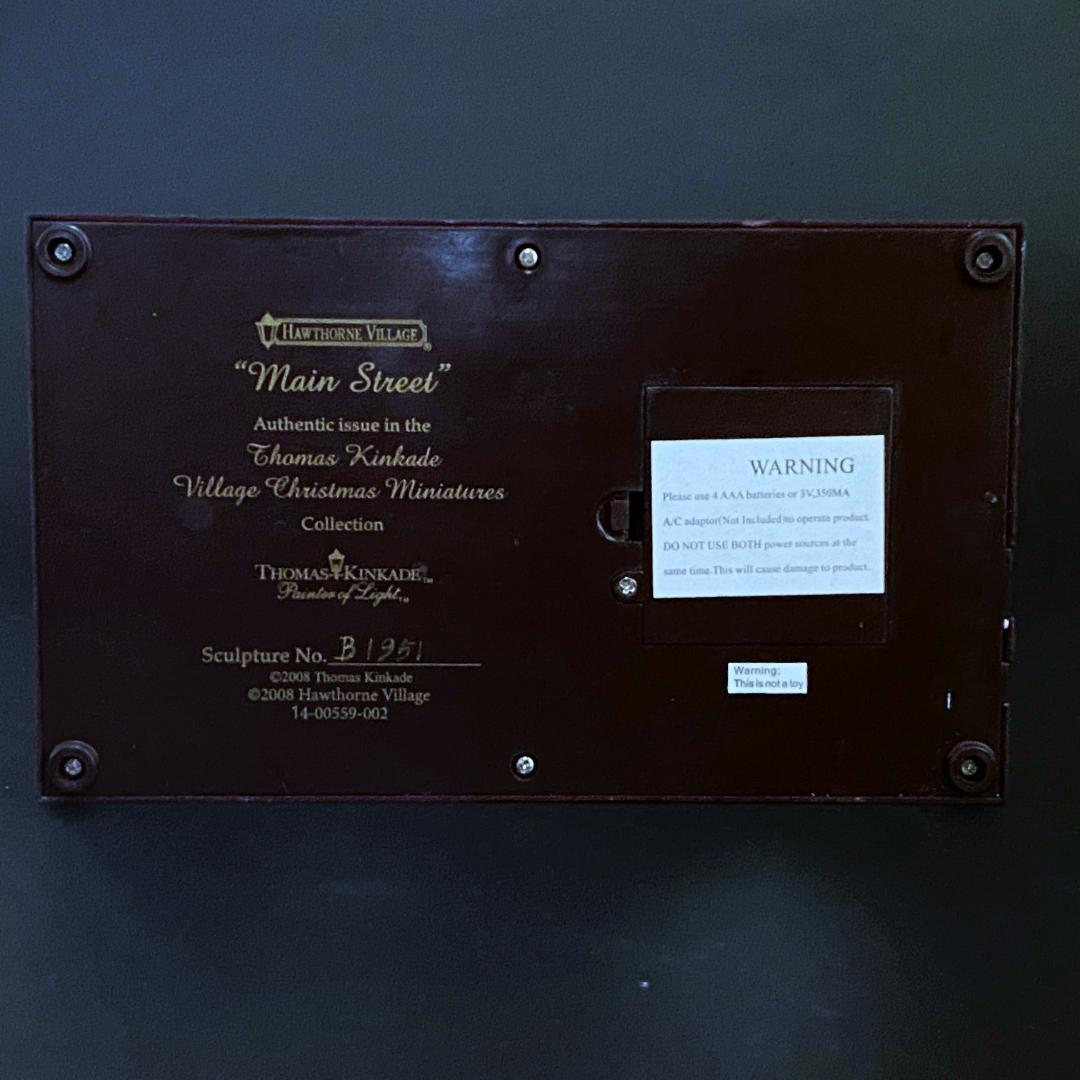 【美品】トーマスキンケード☆ホーソンビレッジ☆クリスマス　メイン　ストリート