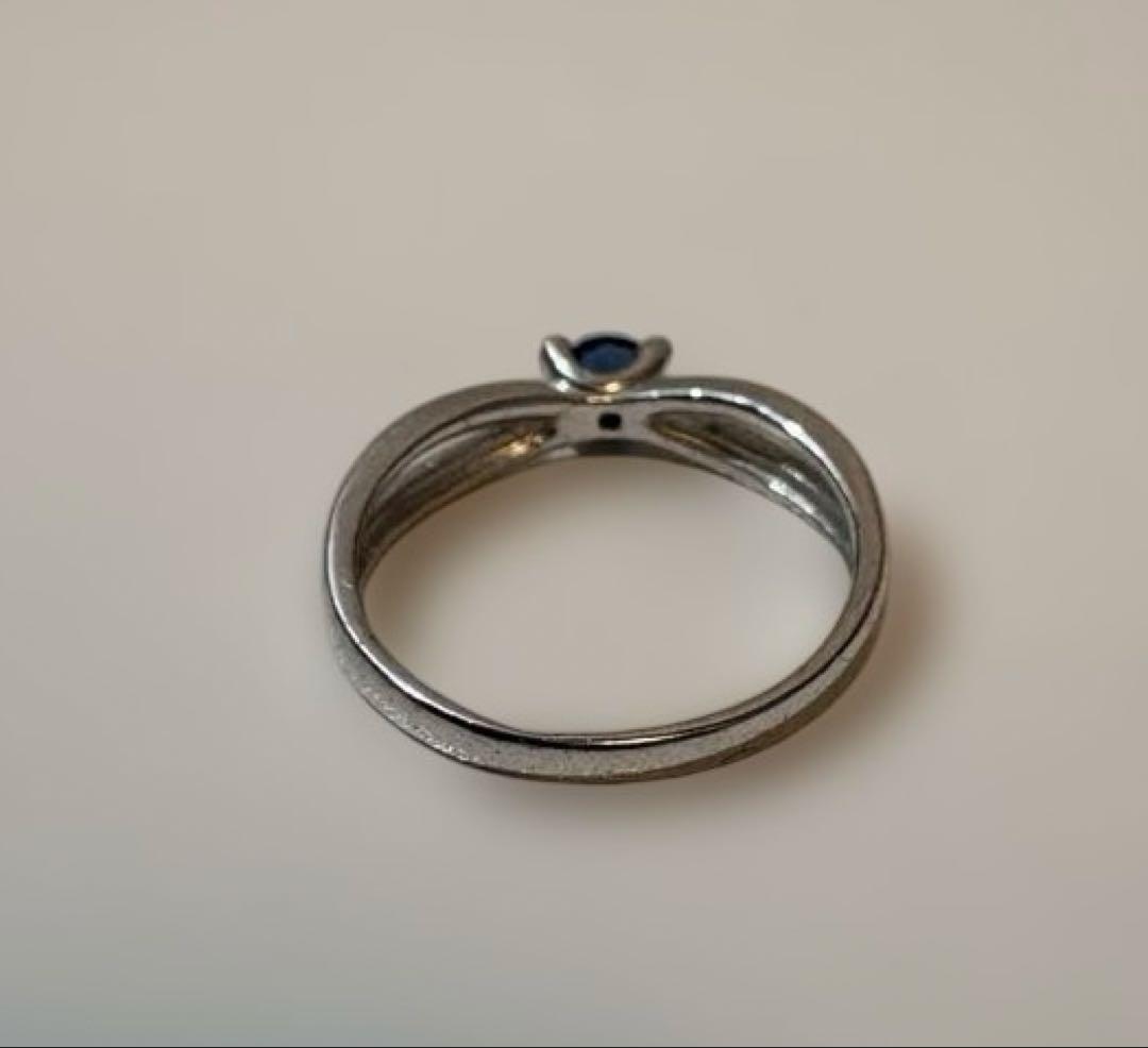 K10（10金）ゴールド リング ブルーストーン 約15号