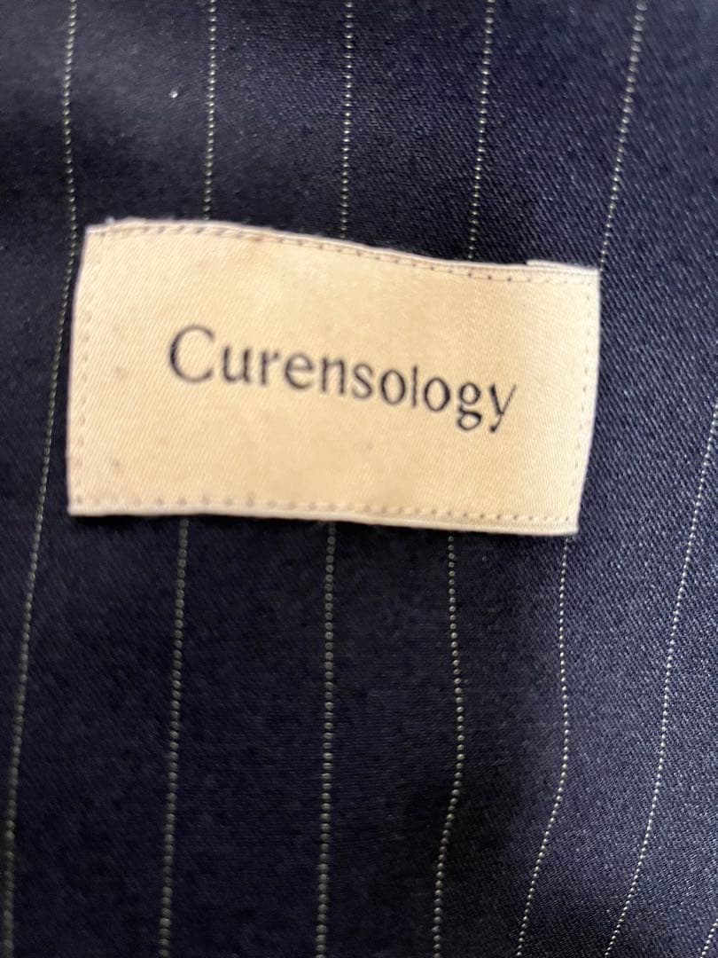 5/30まで　カレンソロジー　サスペンダーパンツ　ストライプ