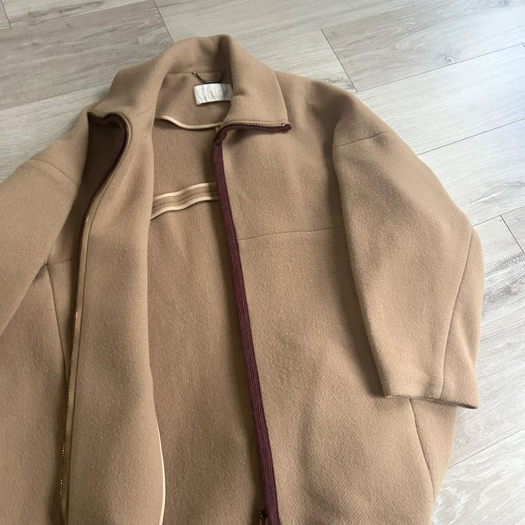 【美品】Chloe クロエ リバーコート キャメル ウール