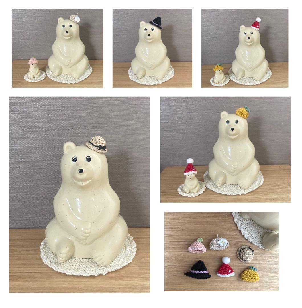 しろくま貯金箱　春夏秋冬　四季　6点セット