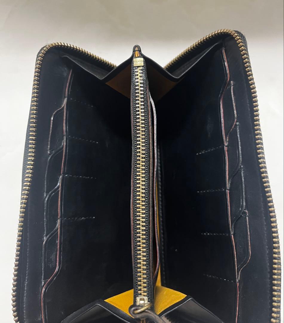 【GANZO】 ガンゾ GUD2 ラウンドファスナー長財布/ブラック