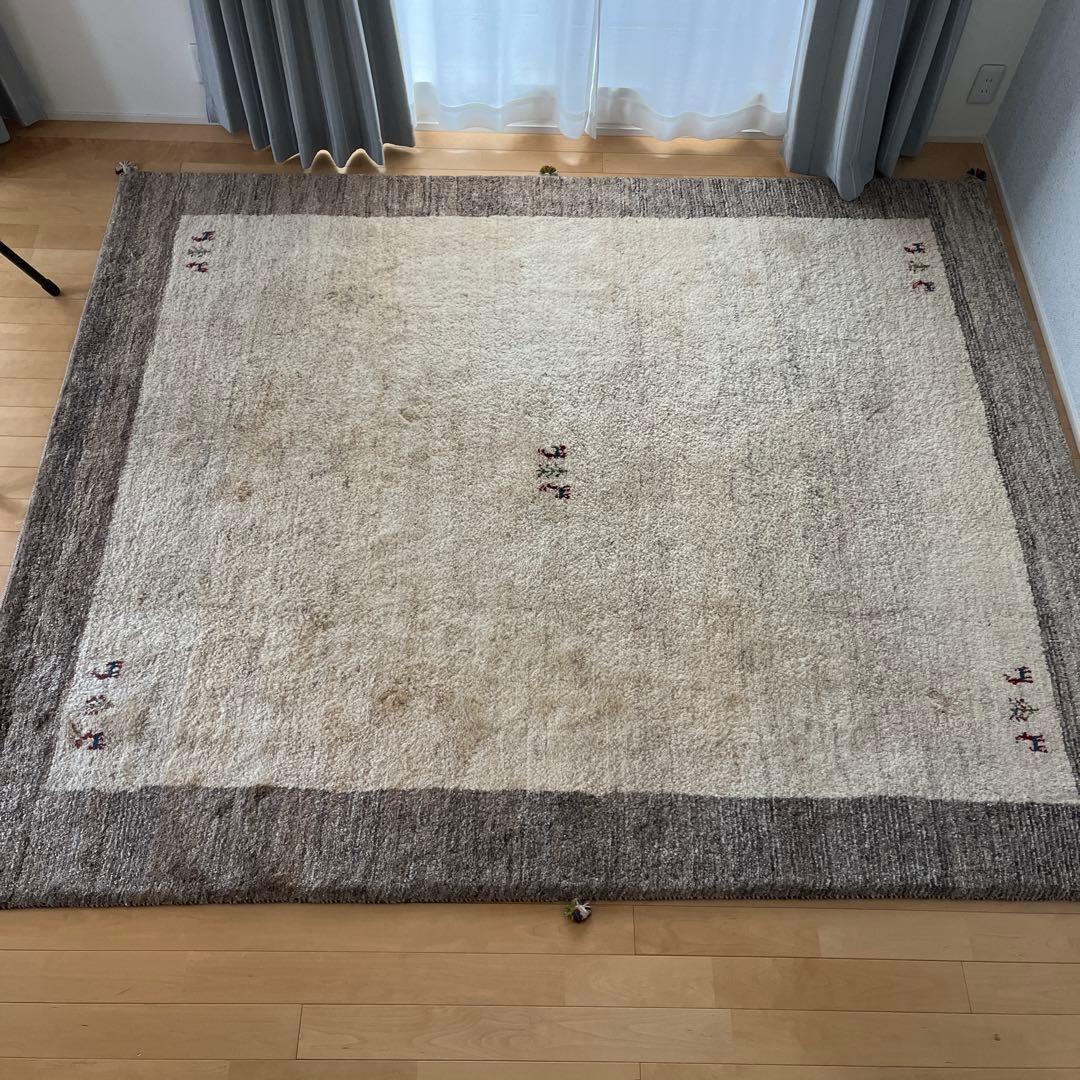 イラン産　ペルシャ手織りギャッベ　204×246cm