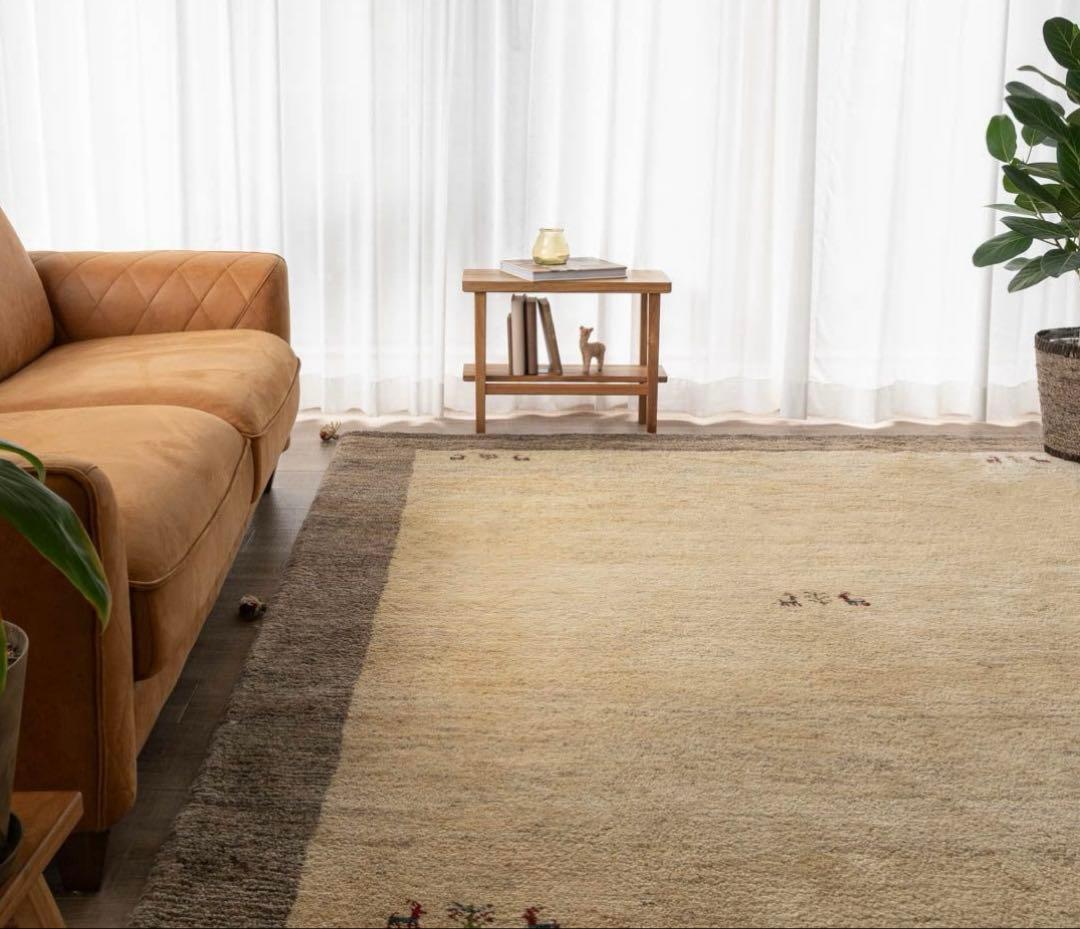 イラン産　ペルシャ手織りギャッベ　204×246cm