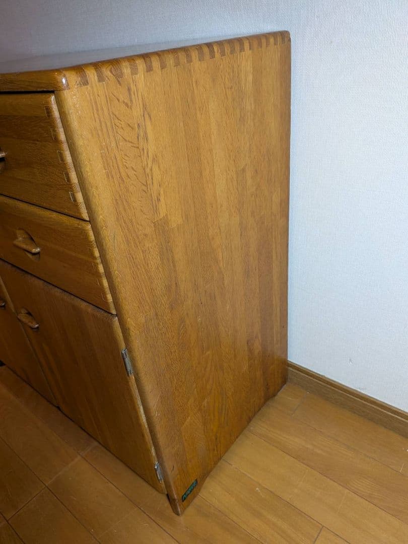 《送料込》ナジコ 80年代 ヴィンテージキャビネット 木製棚 北欧レトロ家具