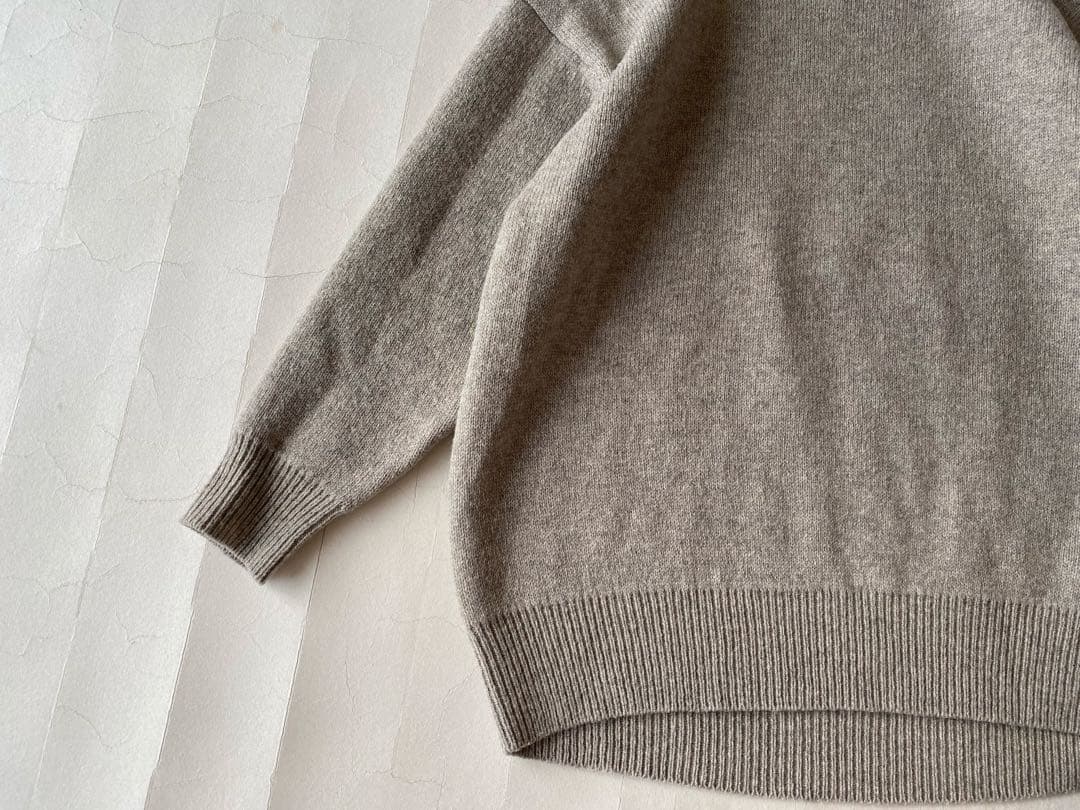 トゥモローランドMACPHEEマカフィー 立体シルエットクルーネックウールニット