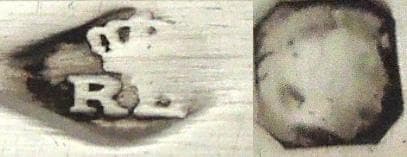 フランス　シルバーナイフ2本　白蝶貝　純銀