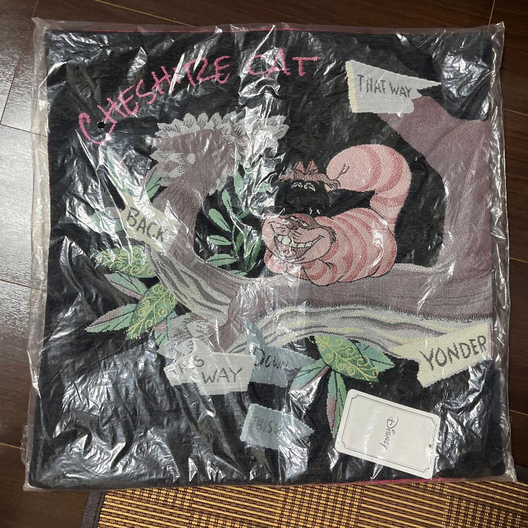 ディズニー　アリスインワンダーランド　コブラン織り　クッションカバー　2個セット