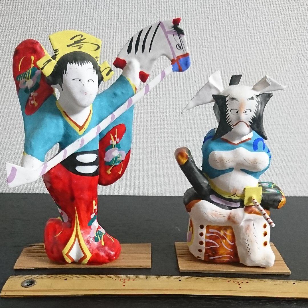 2025)  福島  三春張り子  2体