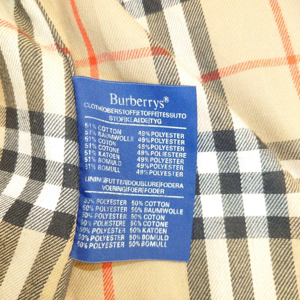 BURBERRY ステンカラーコート ライナー付 ノバチェック 英国製 48 L