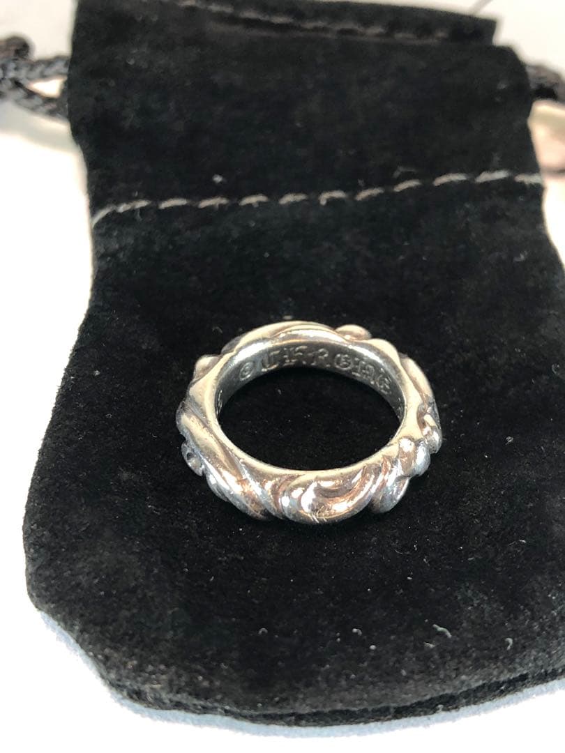 クロムハーツスクロールバンドリング【日本サイズ5号】