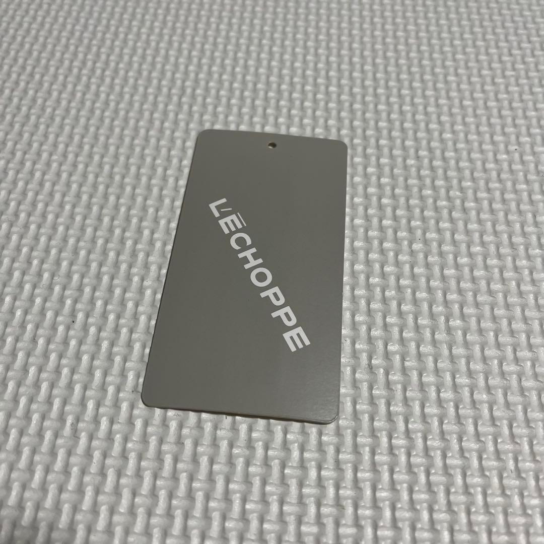 美品 LE レショップ C/P ギャバ バルカラーコート ネイビー コットン