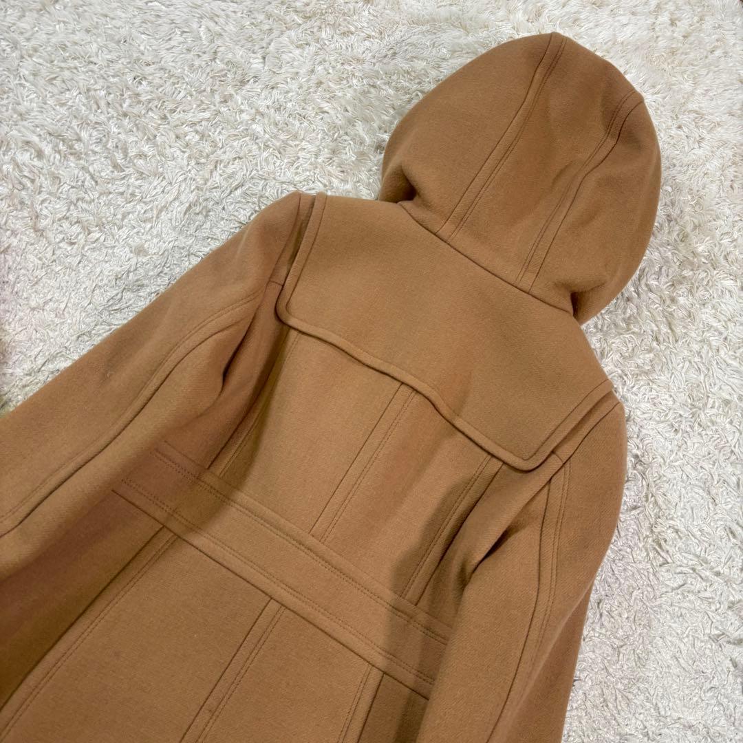 バーバリーロンドンブルーレーベル　ノバチェック　　トグル　ダッフルコート　38