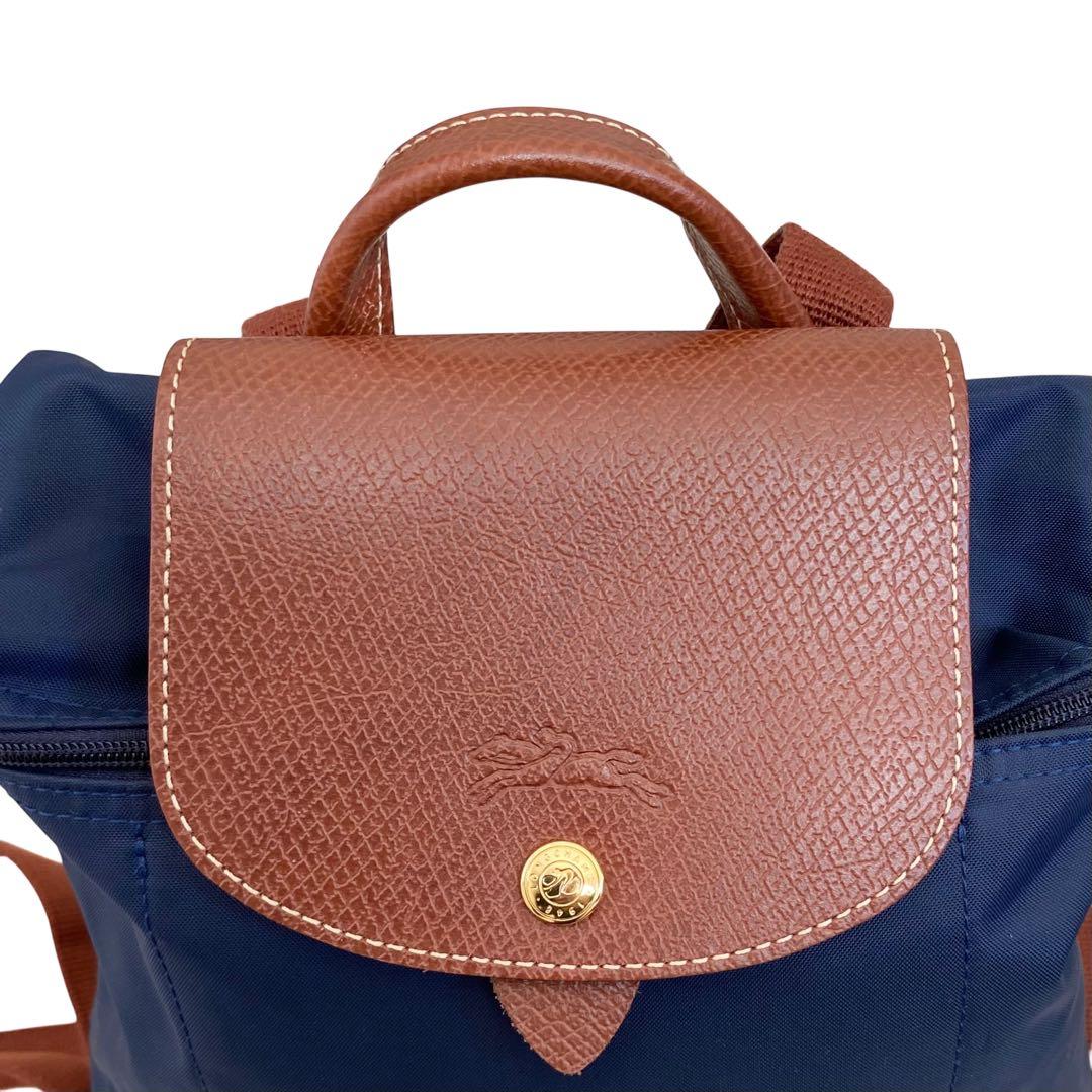LONGCHAMP ロンシャン【美品】プリアージュ ナイロン＆レザーリュック