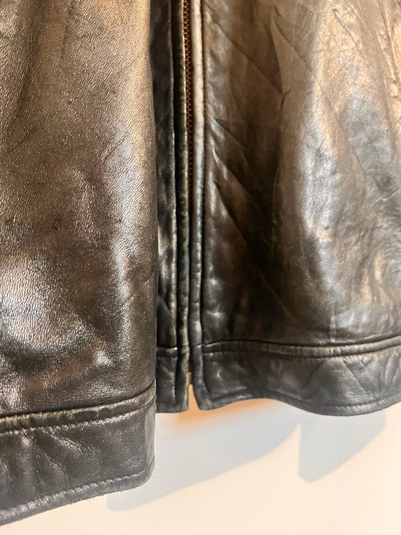 90s polo ralph lauren ラルフローレン　レザー ジャケット