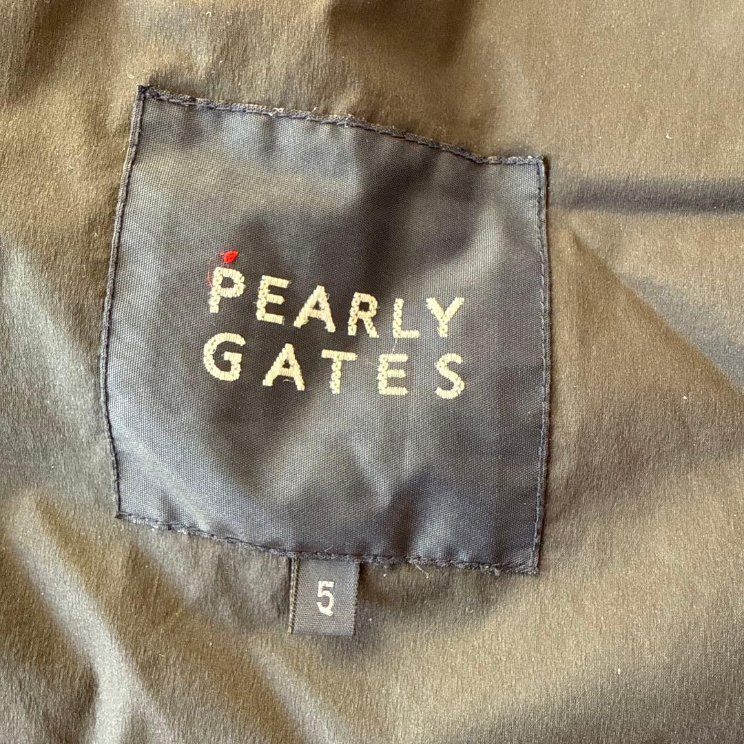 現行モデル　パーリーゲイツ　中綿　ダウン　ジャケット　黒　ブラック　L〜XL相当