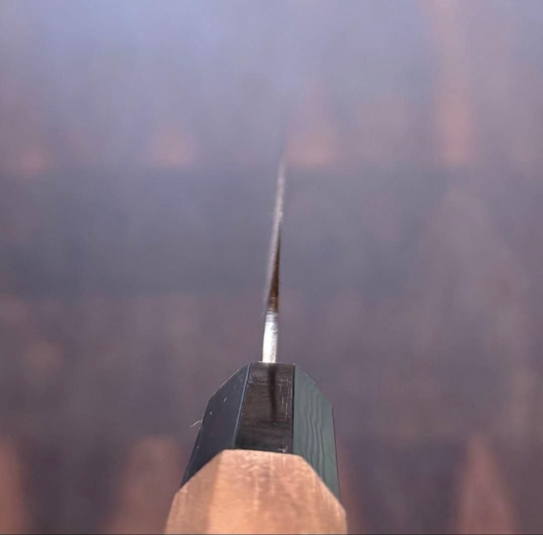 土佐打刃物　龍馬之剣心　銀三　筋引　210mm 包丁　槌目　ステンレス　両刃