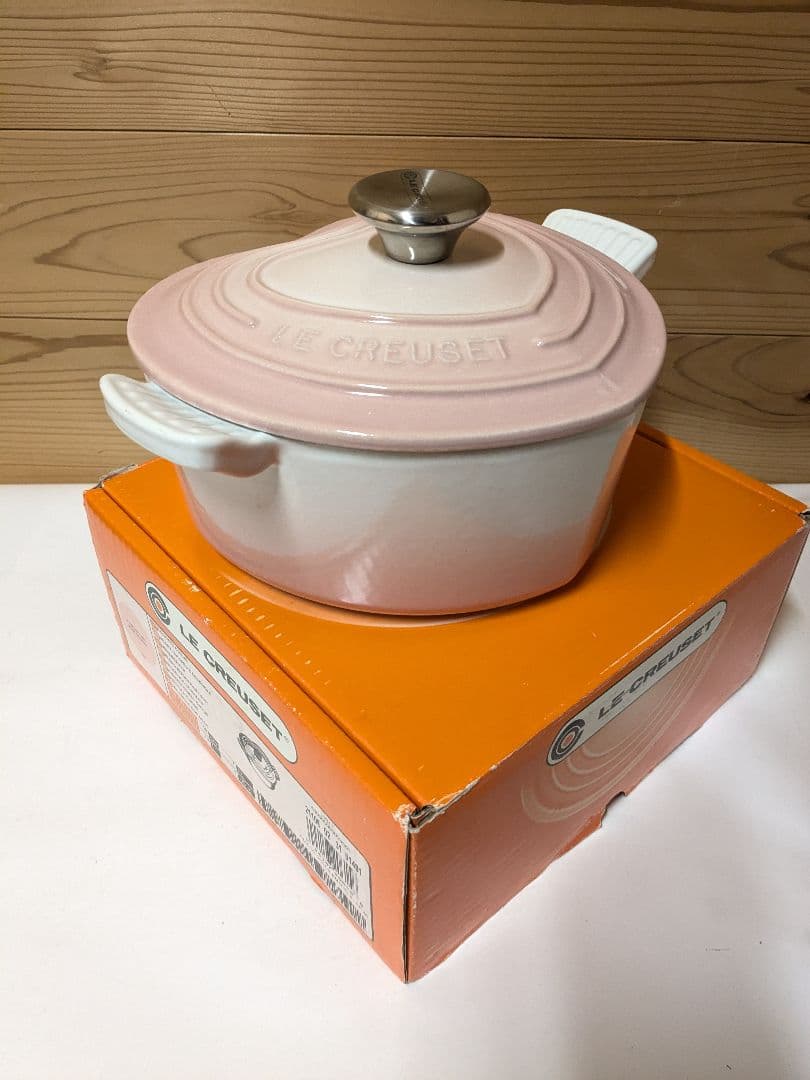 Le Creuset　ル・クルーゼ　ココット　ダムール　パウダーピンク　18cm