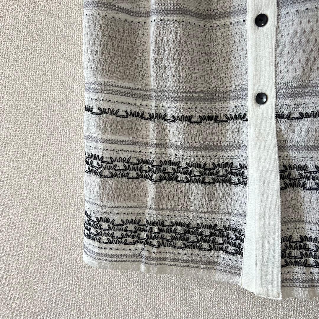 スカート MURRAL Jewel knit skirt (White)