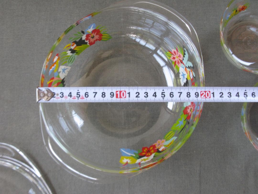 【Lanikai】☆　PYREX　トロピカル柄　昭和レトロ　超レア　☆