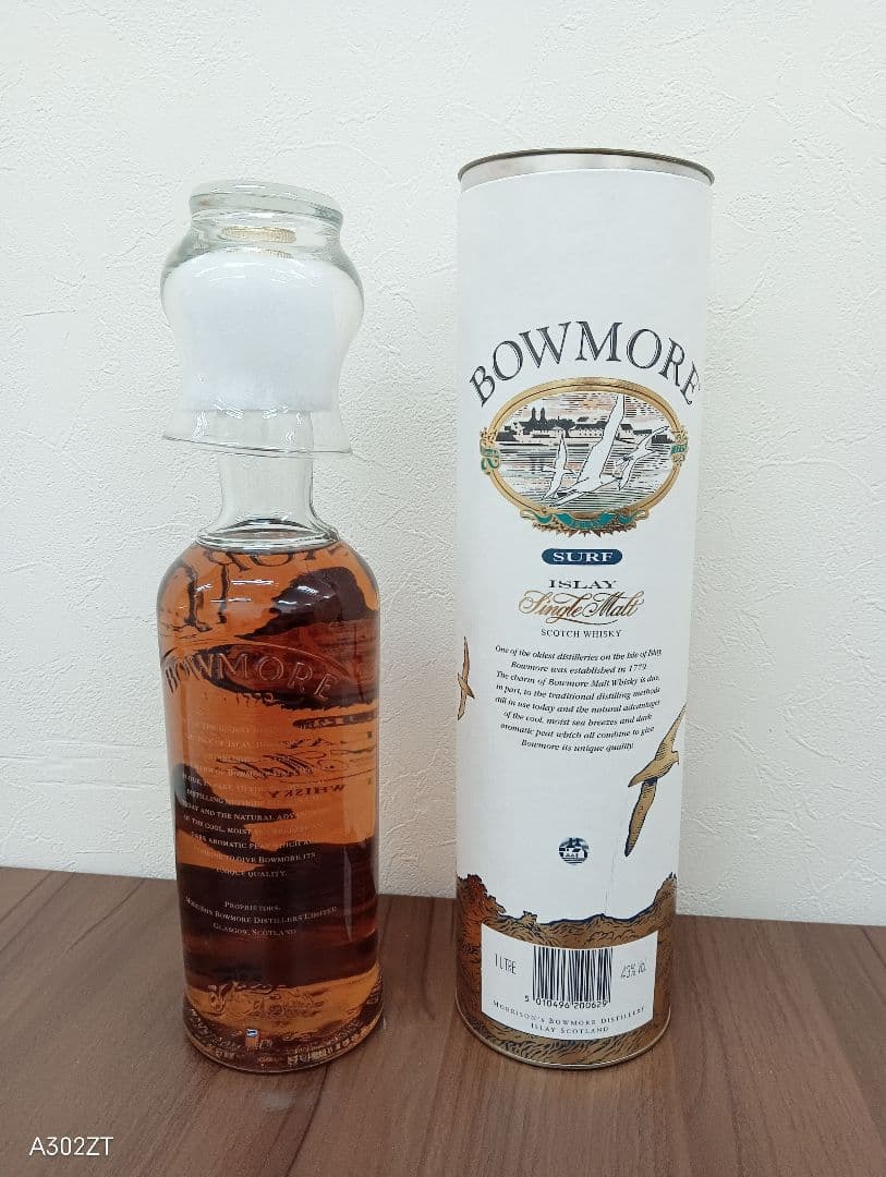 未開封品　BOWMORE SURF シングルモルトウイスキー　1リットル　お酒