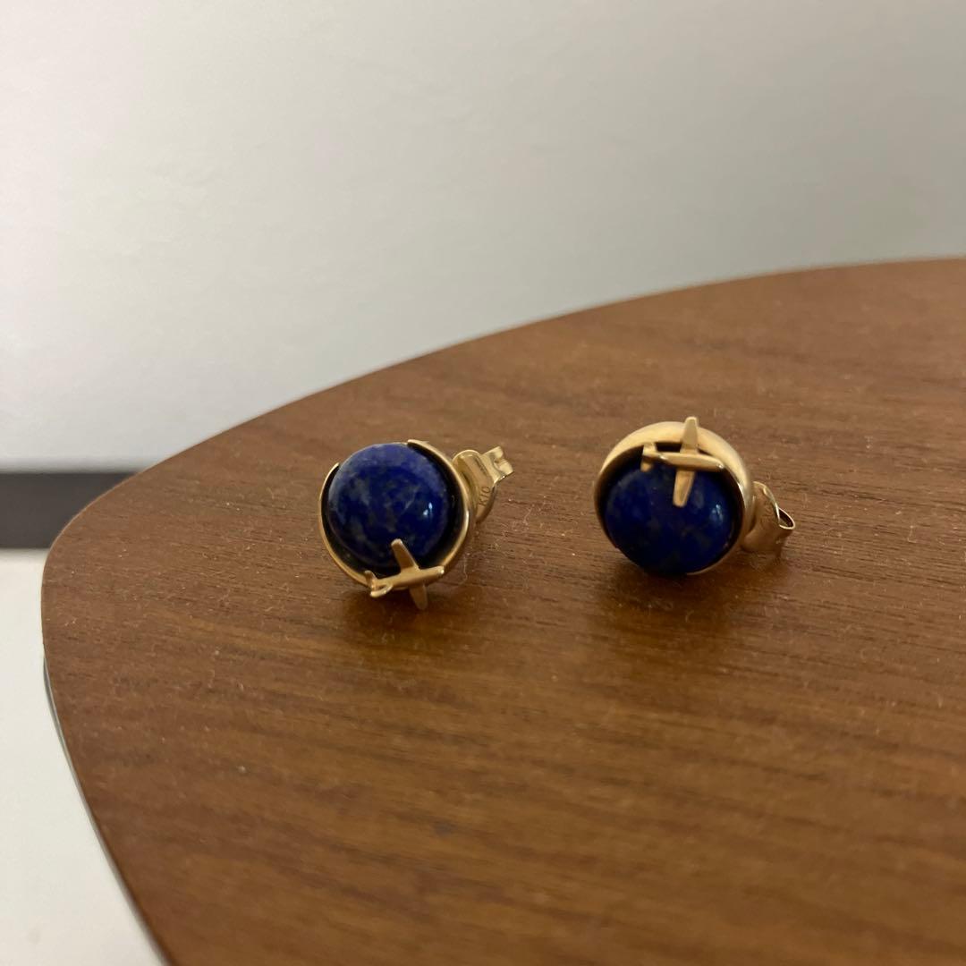 スタージュエリー　ラピスラズリ　スタッドピアス