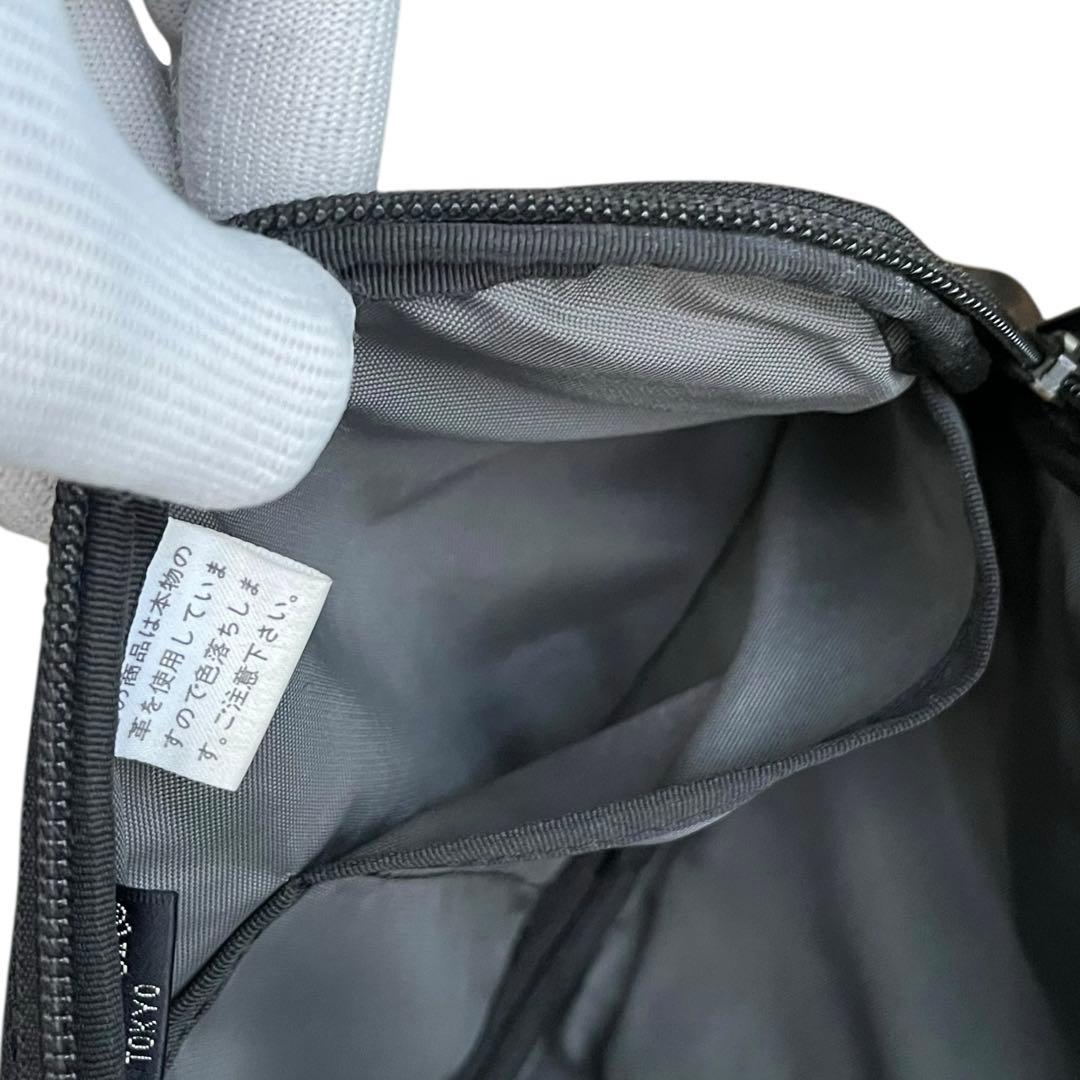 【美品】PORTER AMAZE レザー ボディバッグ ショルダー 斜めがけ 黒