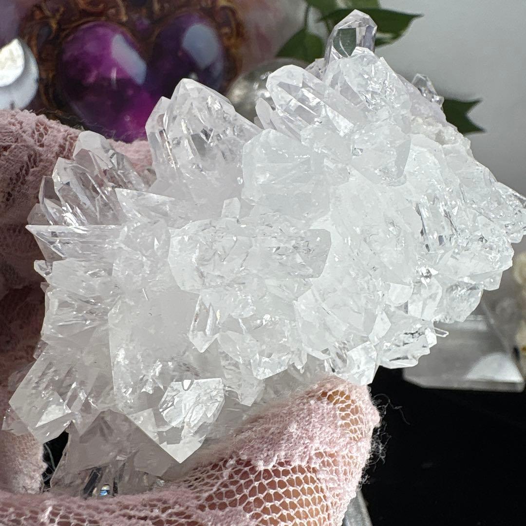 高品質♡水晶クラスター♡透明感♡No.1733