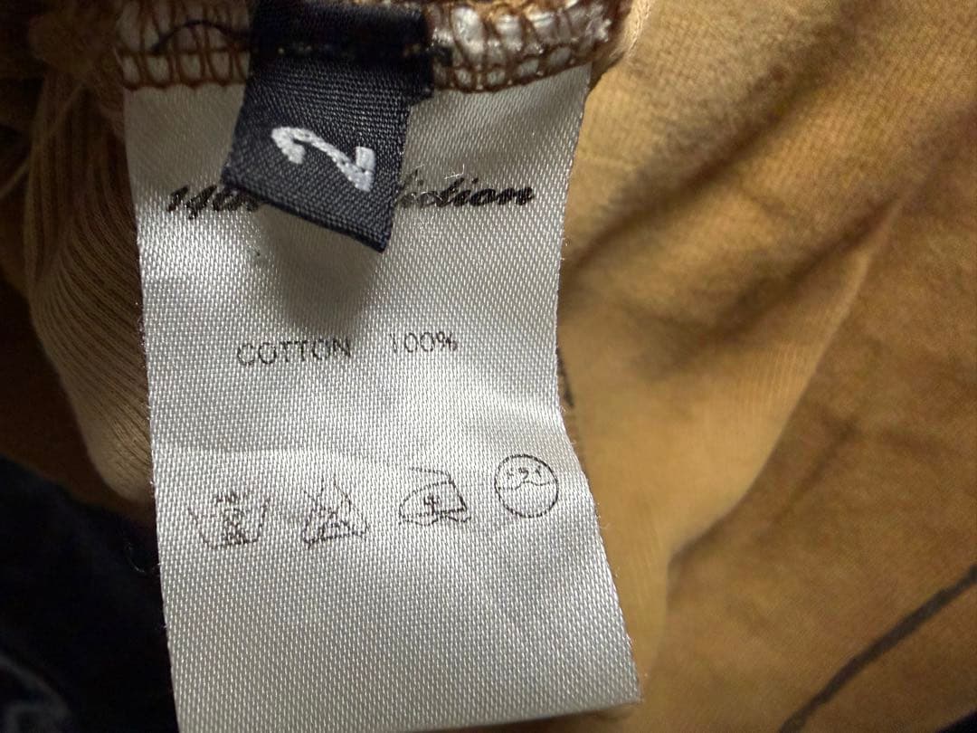 14th Addiction ブラウン Tシャツ カットソー