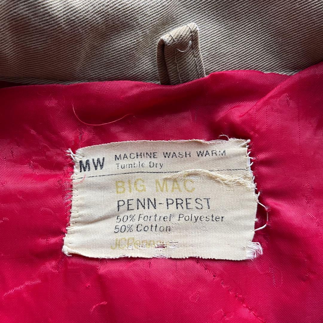 BIG MAC jcpenny ワークジャケット 60's TALONジップ