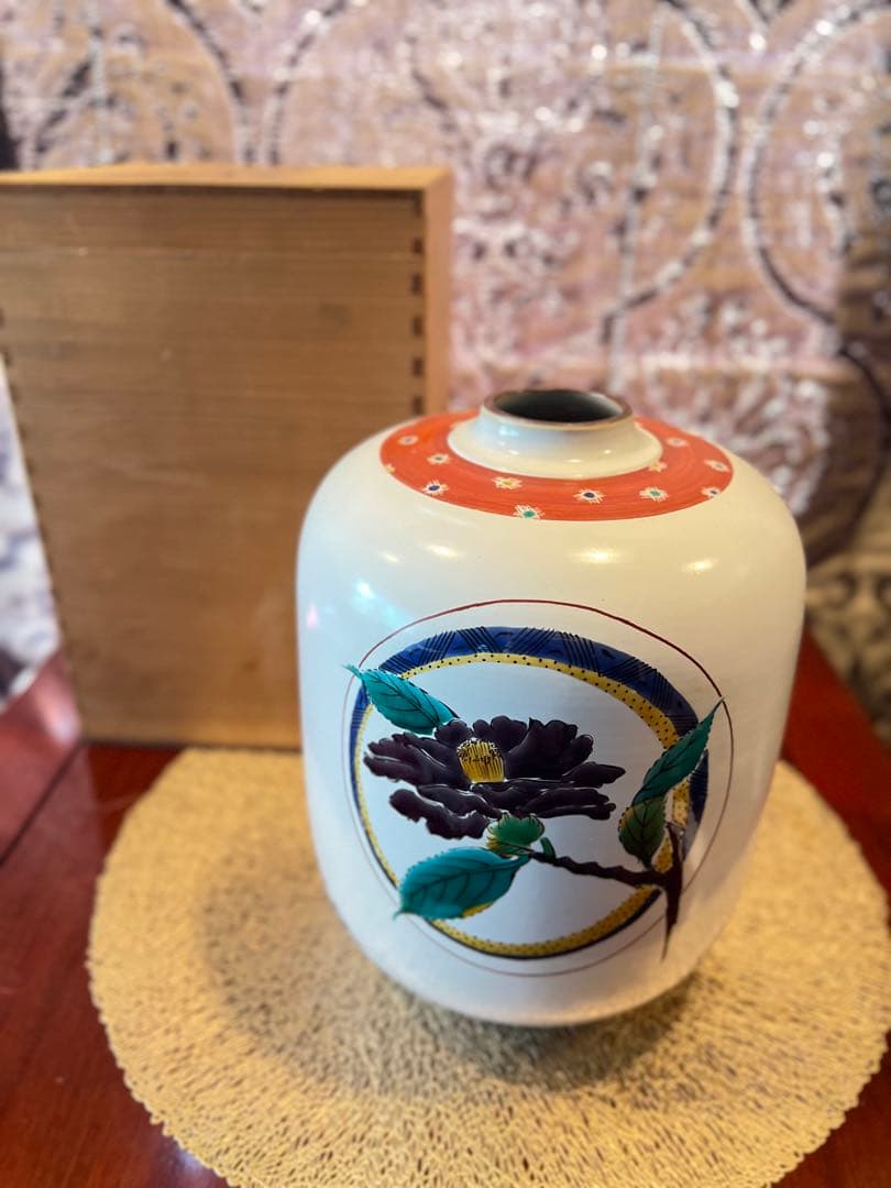 花瓶 九谷焼 有田焼　花器 骨董　Japanesetraditional