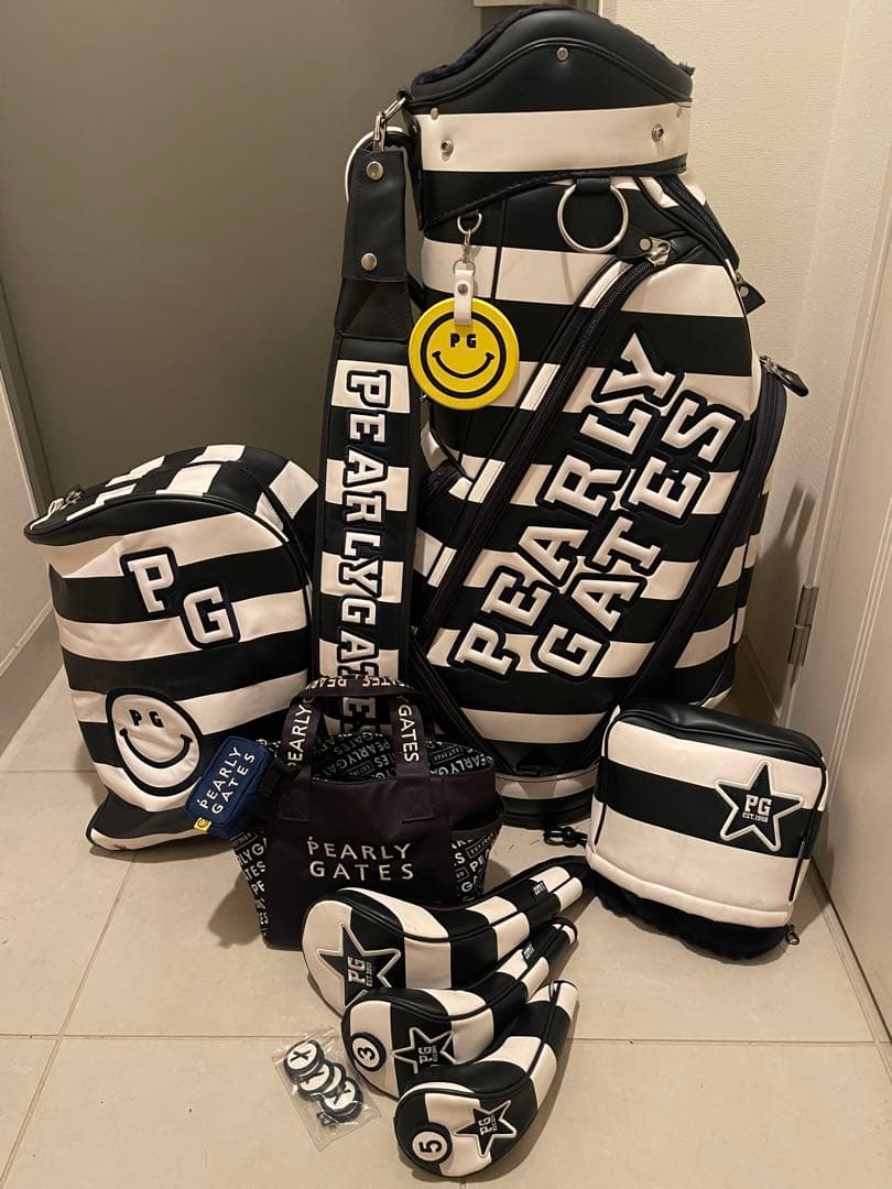 超希少モデル★PEARLY GATES パーリーゲイツ ボーダー キャディバッグ