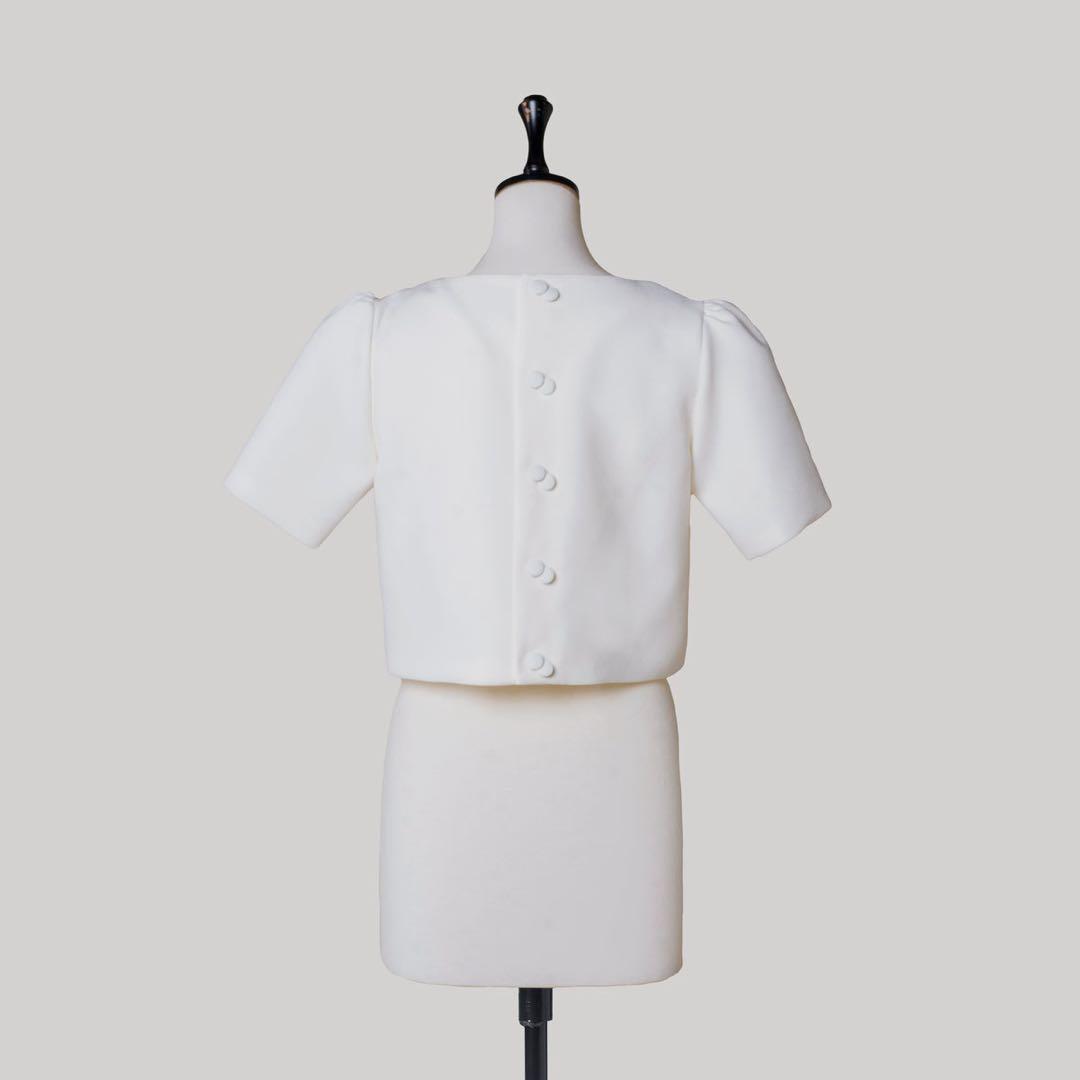 Pachman(パハマン) TWIN BUTTON BLOUSE黒（36）