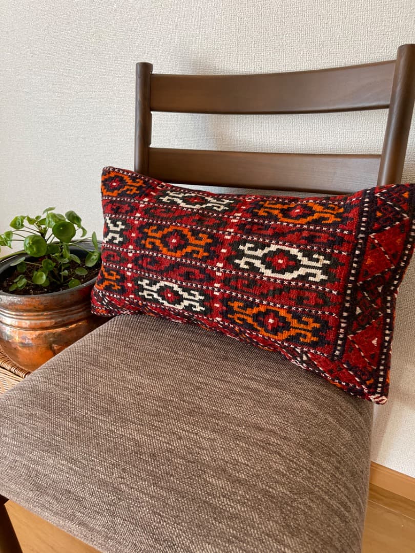 オールドキリムクッションカバー 　ヤムット