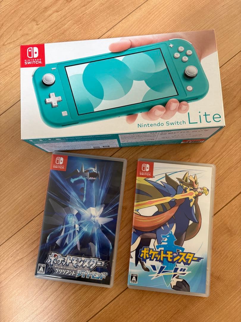 ★大特価★Nintendo Switch Liteターコイズ ポケモンソフト付き