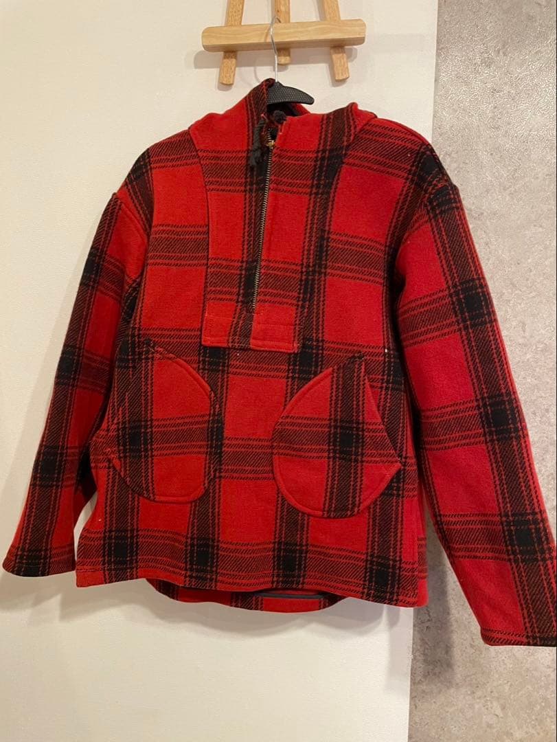 WAREHOUSE チェック　ウール　プルオーバー